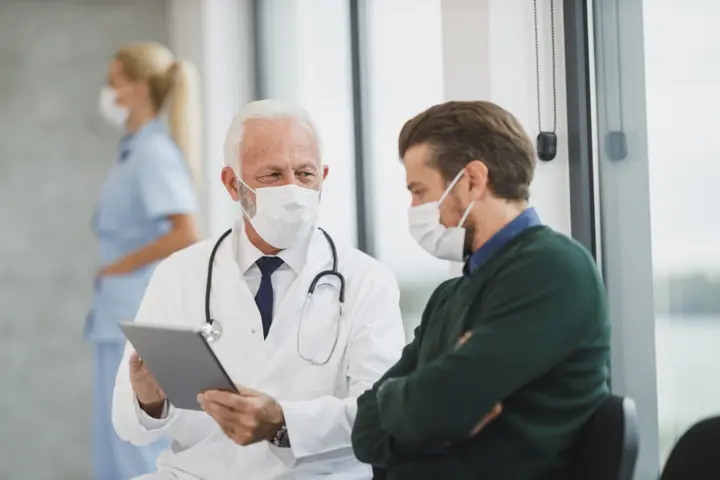 Nurse with patient clinic — Clinic & Dental, Lahore