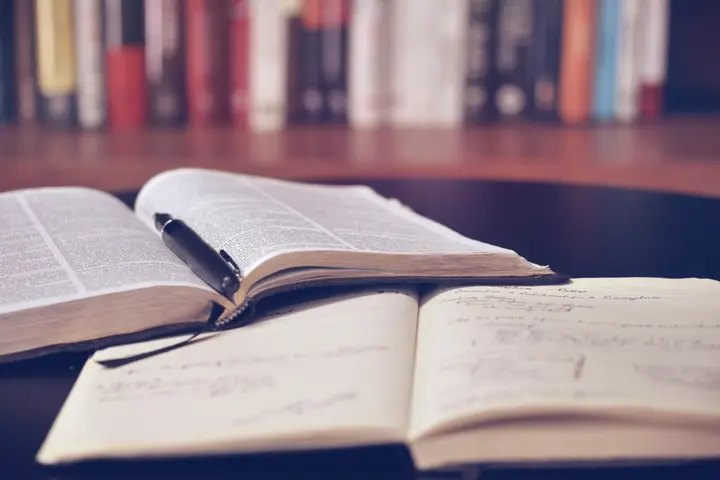 Student studying with books — School & Academy, Lahore