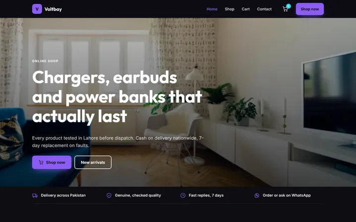 Voltbay — Online store template for Mobile & Electronics