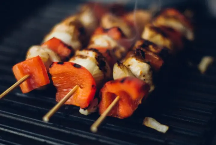Bbq grill skewers — Restaurant & Cafe, Lahore