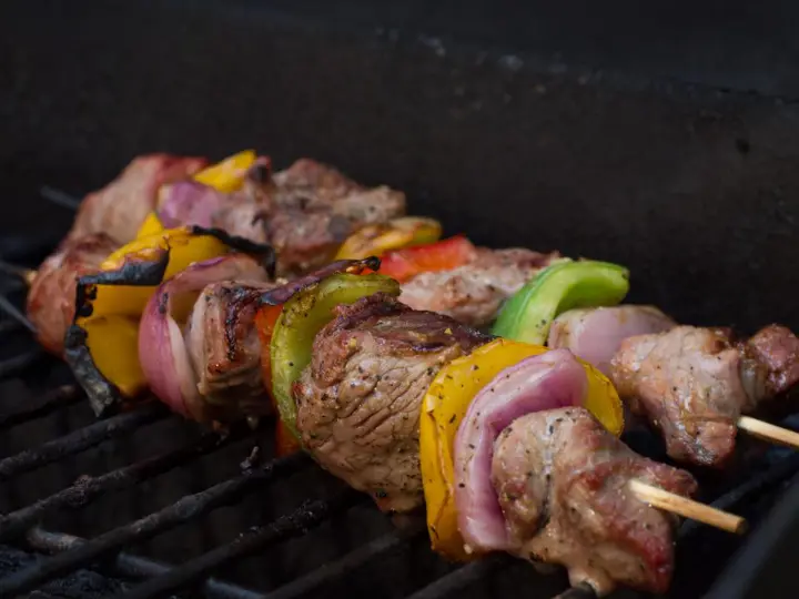 Bbq grill skewers — Restaurant & Cafe, Lahore