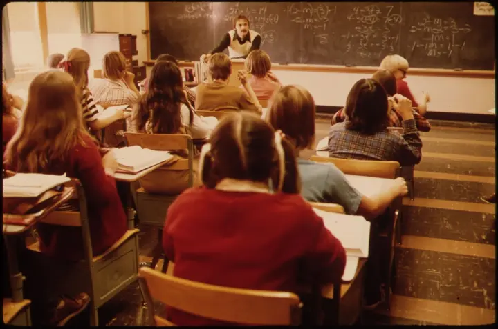 Students in classroom — School & Academy, Lahore